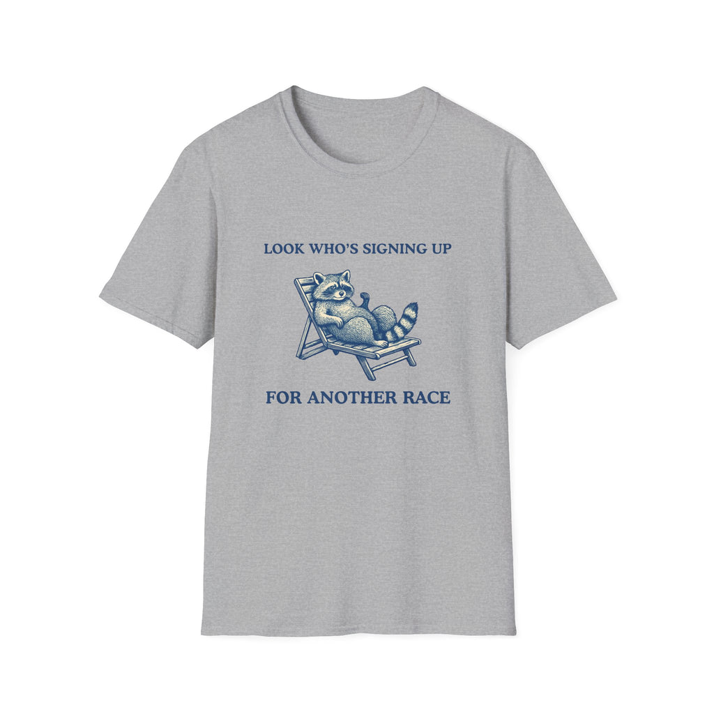 Raccoon Signing Up T-Shirt