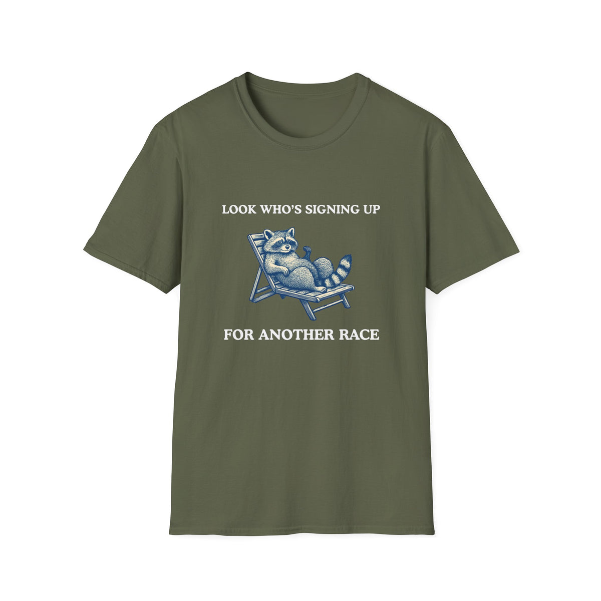 Raccoon Signing Up T-Shirt