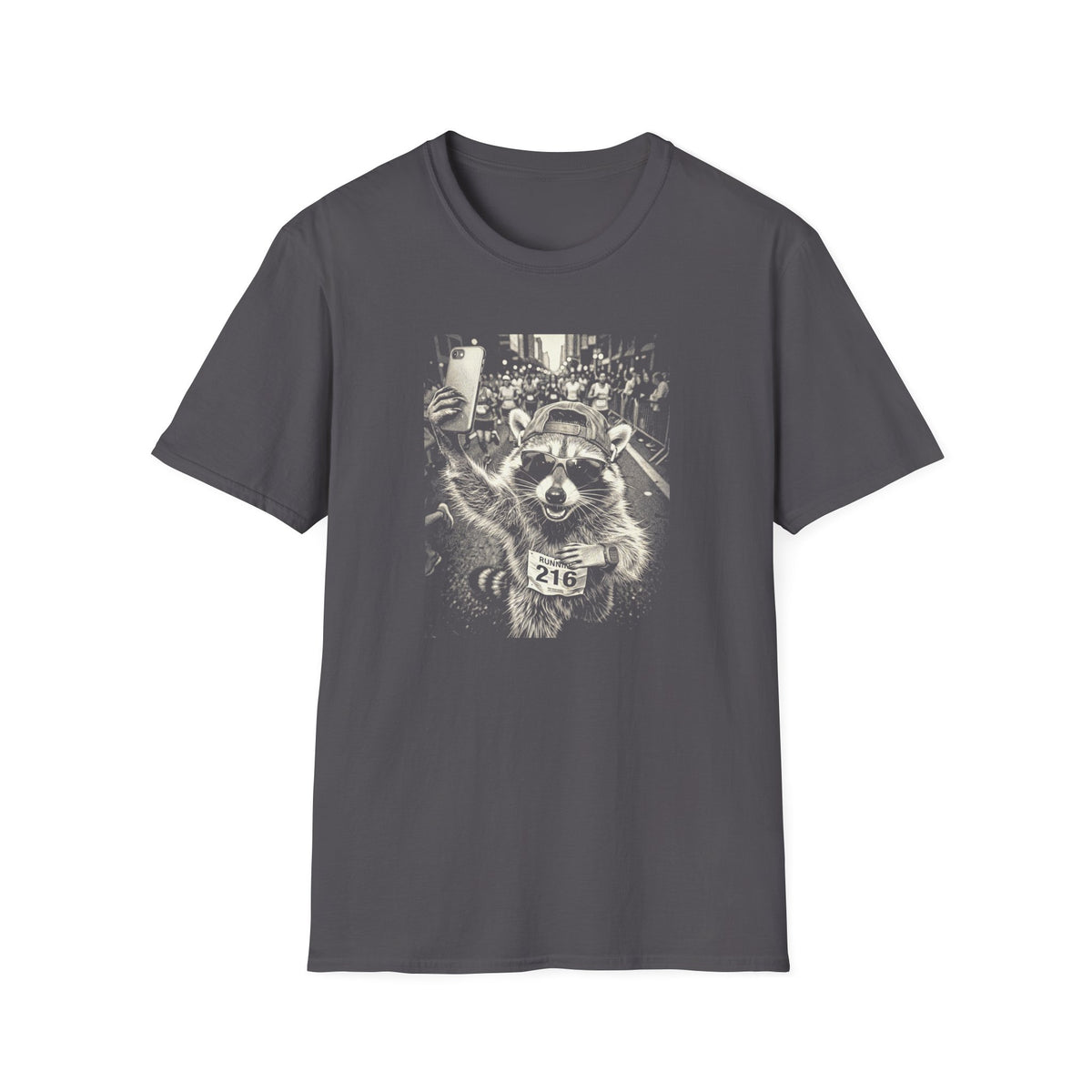Selfie Runner BW T-Shirt