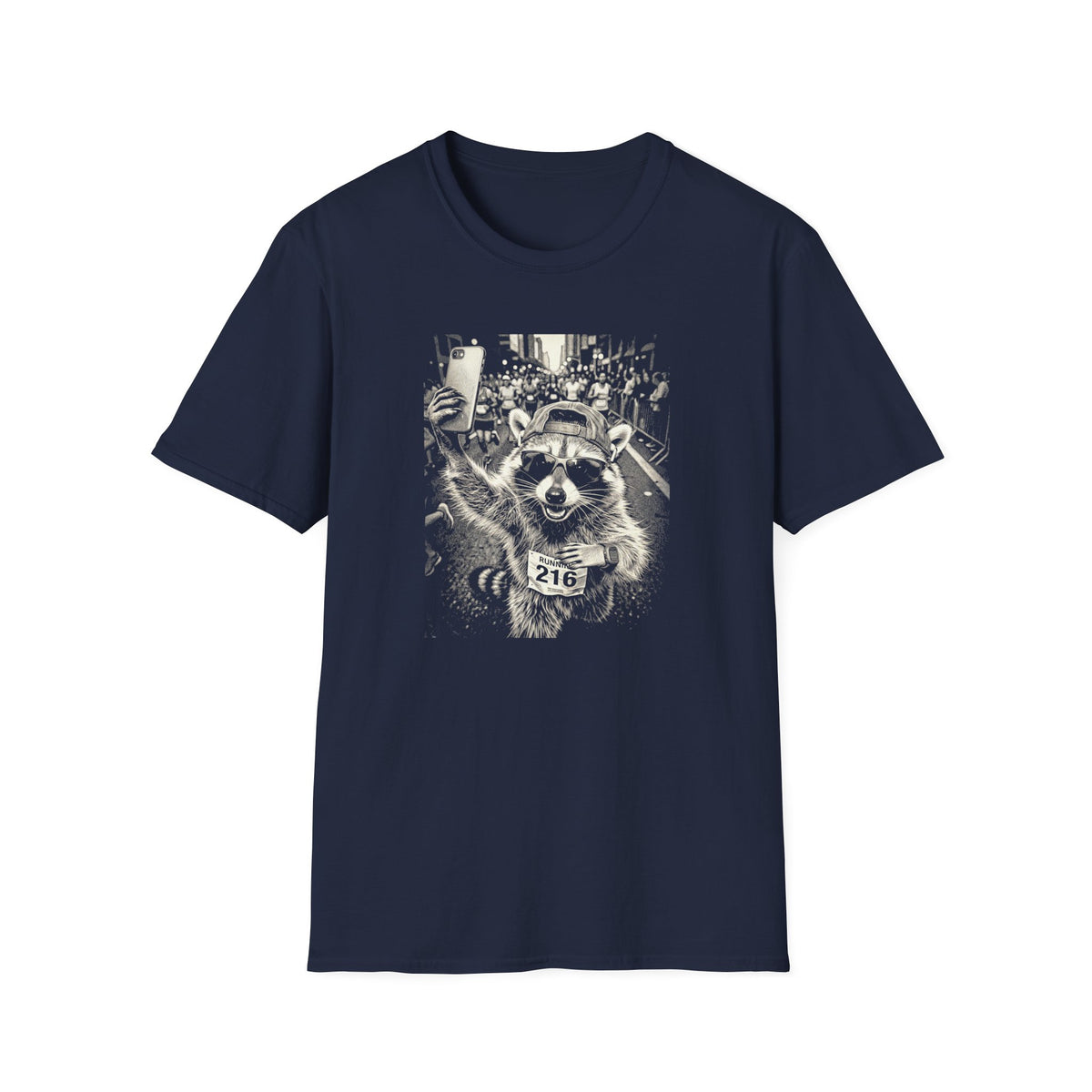 Selfie Runner BW T-Shirt