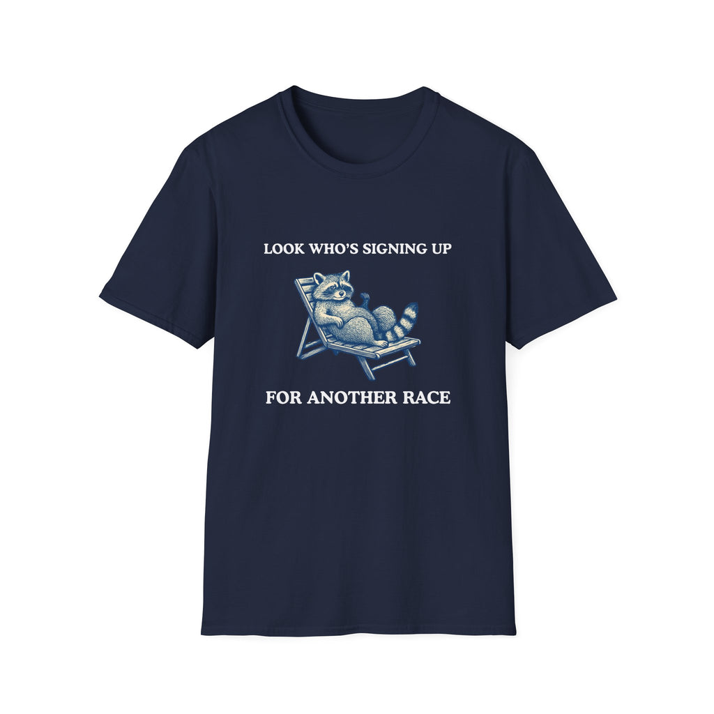 Raccoon Signing Up T-Shirt