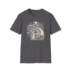 Tired Raccoon Runner BW T-Shirt