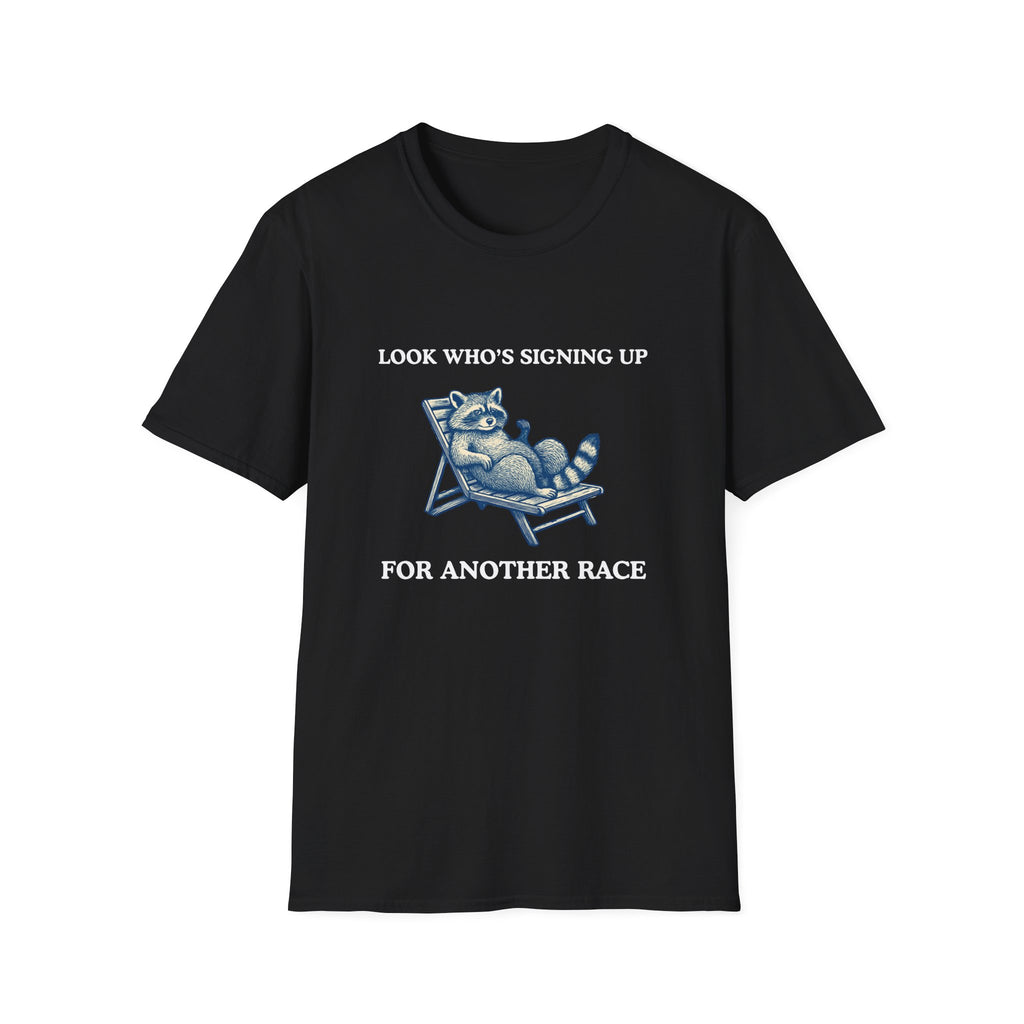 Raccoon Signing Up T-Shirt