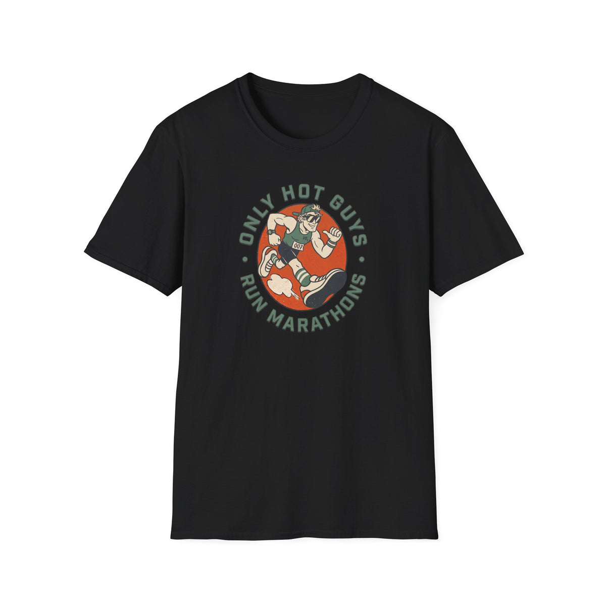 Only Hot Guys Badge T-Shirt