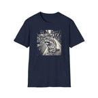 Tired Raccoon Runner BW T-Shirt