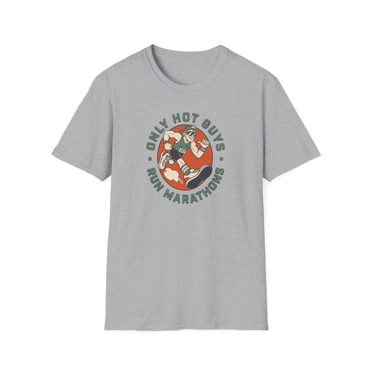 Only Hot Guys Badge T-Shirt