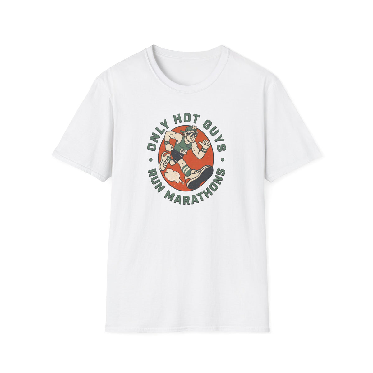 Only Hot Guys Badge T-Shirt