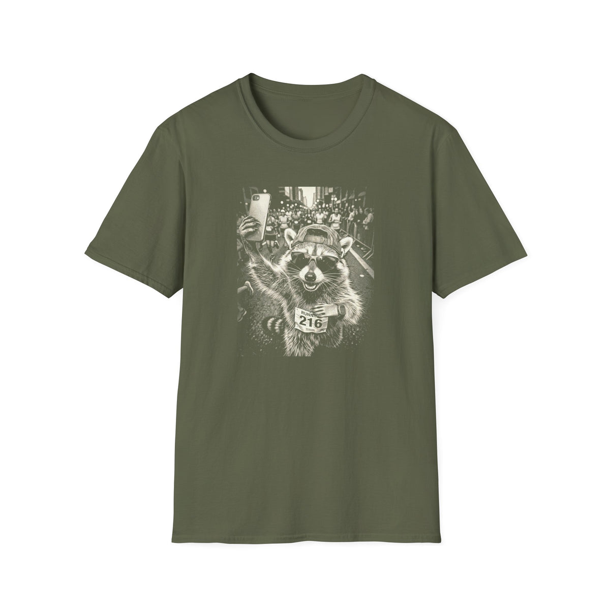 Selfie Runner BW T-Shirt