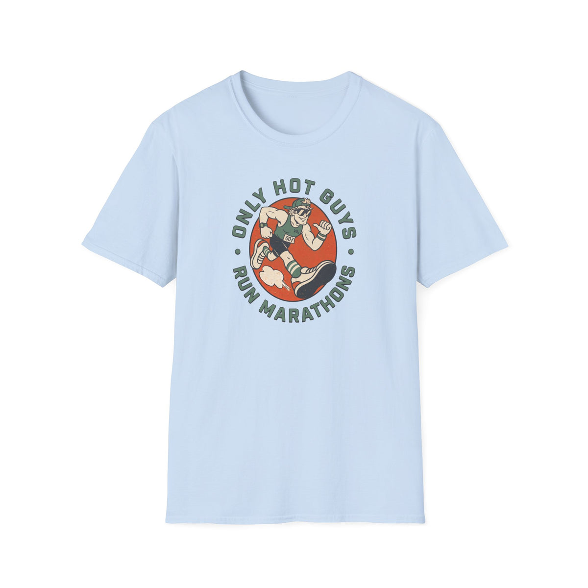 Only Hot Guys Badge T-Shirt