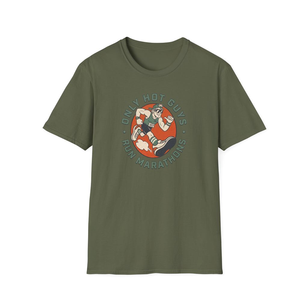 Only Hot Guys Badge T-Shirt
