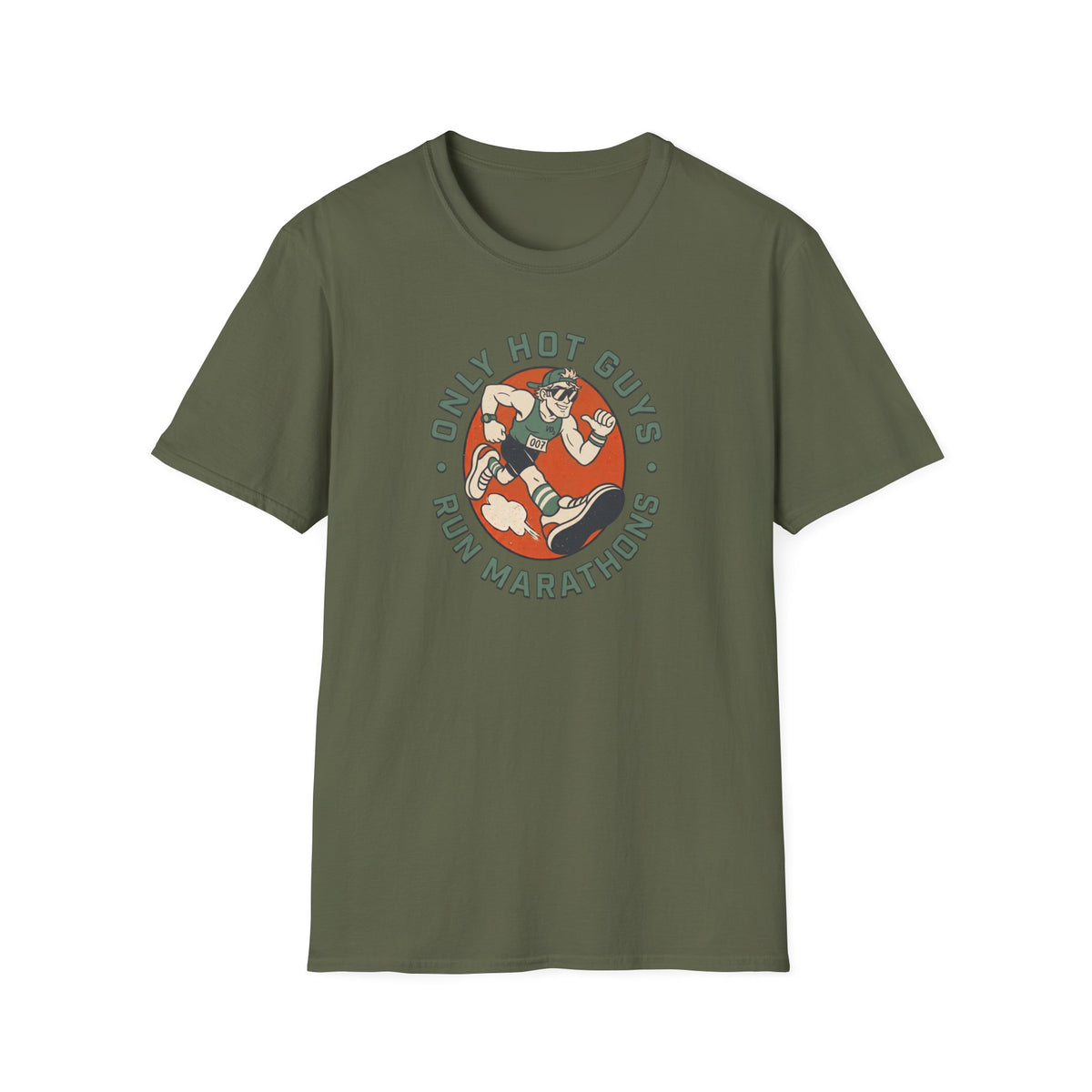 Only Hot Guys Badge T-Shirt